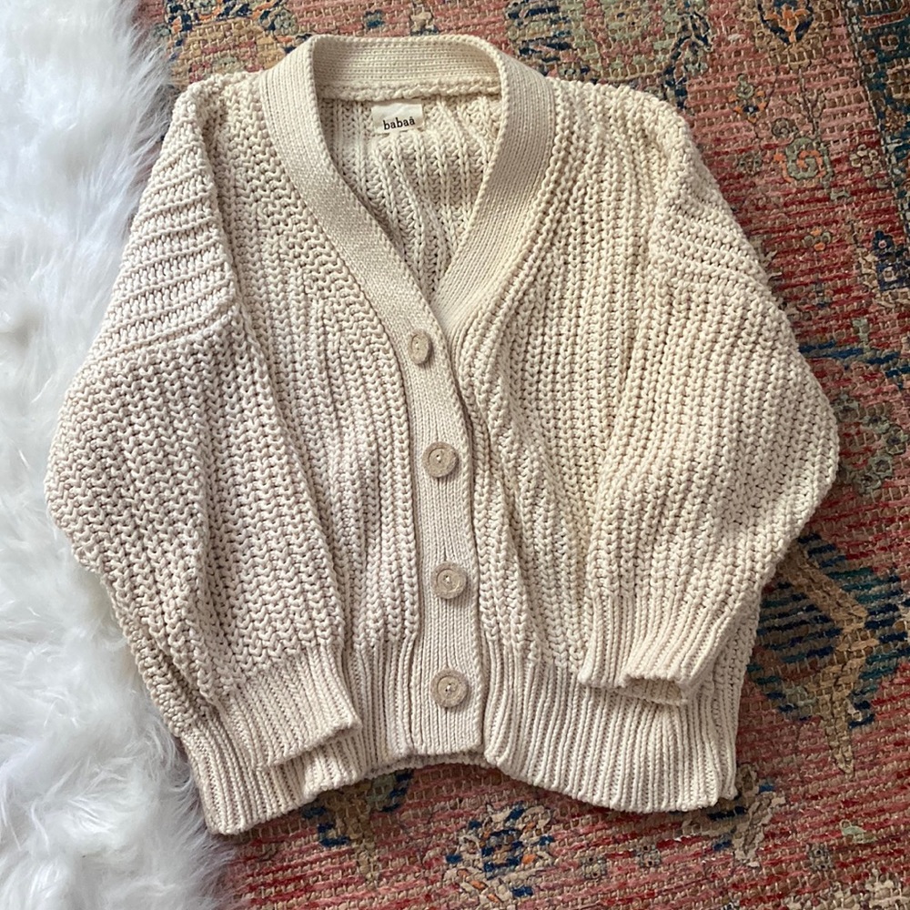 Babaa cardigan no.18 Natural